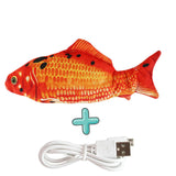 Electronic Pet Cat Toy Electric USB Charging Simulation Fish Toys for Dog Cat Chewing Playing Biting Supplies Dropshiping