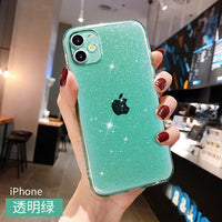 Luxury Candy Transparent Phone Case For iphone 11 12 mini Pro Max XS X XR 7 8 plus SE 2020 Soft Silicone Shockproof Cases Cover