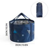 Camping Foot Bath Collapsible Bucket Multi-Use Portable Basin for Soaking Feet Travelling Camping Indoor Outdoor Equipment