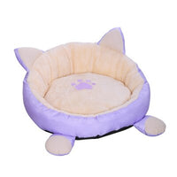 Pet Pure Cotton Cat Bed Cat House Winter Warm Soft Plus Velvet Cat Cushion Cat Bed Cute Round Cushion Dog House Pet Cat Supplies