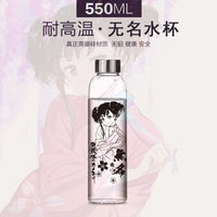 New 1Pc Chinese and Japanese Anime Series Glass Cup Cartoon Figure Stainless Steel Water Bottle Anime Around