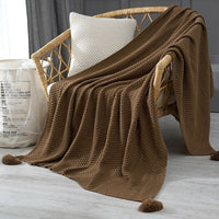 Nordic Sofa Blanket Office Nap Shawl Blanket Chunky Knit Blanket Leisure Air Conditioning Blankets for Beds Weighted Blanket Vs