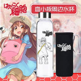 New 1Pc Chinese and Japanese Anime Series Glass Cup Cartoon Figure Stainless Steel Water Bottle Anime Around