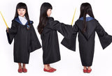 Robe Slytherin Ravenclaw Hufflepuff Cosplay Costume Kids Adult Robe cloak 4 styles Halloween Gift Harris costume