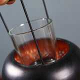 Home Antique Candlestick Tea Set Christmas Candle Holders Iron Candlelight Wedding Decoration Dinner Desk Table Lamp 9483823