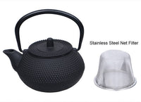 High Quality Cast Iron Teapot Japanese Tetsubin Tea Pot Kettle Drinkware Tools 300ml Kung Fu Infusers Stainless Steel Net Filter