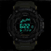 Mens Watch Military Water resistant SMAEL Sport watch Army led Digital wrist Stopwatches for male 1802 relogio masculino Watches