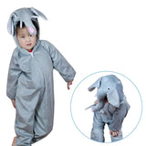 Kids Cartoon Animals Elephant Costumes Boy Girl Halloween Cosplay Costume Anime Disfraces Dress Up Role Play Jumpsuit Clothes