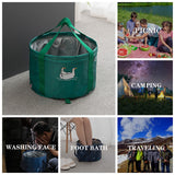 Camping Foot Bath Collapsible Bucket Multi-Use Portable Basin for Soaking Feet Travelling Camping Indoor Outdoor Equipment