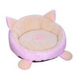 Pet Pure Cotton Cat Bed Cat House Winter Warm Soft Plus Velvet Cat Cushion Cat Bed Cute Round Cushion Dog House Pet Cat Supplies