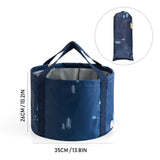 Camping Foot Bath Collapsible Bucket Multi-Use Portable Basin for Soaking Feet Travelling Camping Indoor Outdoor Equipment