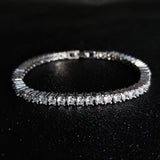 2021 New Fashion Luxury 925 Sterling Silver Tennis women's Bracelets Bangle For Women Christmas Gift Jewelry