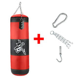 Empty Boxing Sandbag Home Fitness Hook Hanging Kick Punching Bag Boxing Training Fight Karate Punch Muay Thai Sand Bag