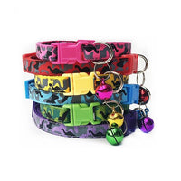 Wholesale 100pcs Dog Cat Accessories Dog Cat Puppy Collar Bell Adjustablt Buckle Pet Dog Collars Safety Leads For Cat Dog Collar