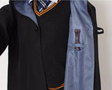Robe Slytherin Ravenclaw Hufflepuff Cosplay Costume Kids Adult Robe cloak 4 styles Halloween Gift Harris costume