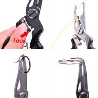 Fishing Pliers Fish Line Cutter Scissors Mini Fish Hook Remover Multifunction Tools New Black Beak Jaw