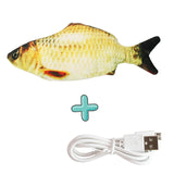 Electronic Pet Cat Toy Electric USB Charging Simulation Fish Toys for Dog Cat Chewing Playing Biting Supplies Dropshiping