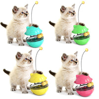 Smart Cat Toy Indoor Irregular Rotation Mode Funny Cat Toy Cat Ball Tease Toy Automatically Release Food Cat Supplies