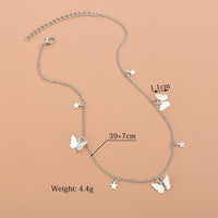 LATS Butterfly Choker Necklace For Women Gold color Chain Statement Collar Female Chocker Best Shining Jewelry Party 2020 New