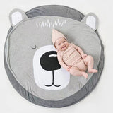Baby Play Mat Pad Cotton Newborn Infant Crawling Blanket Animal Playmat Round Carpet Floor Rug Kids Children Room Nordic Decor
