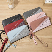 Women Wallet Long Creative Female Card Holder PU Wallet Coin Purses Girls Leather Wallet New Fashion Envelope