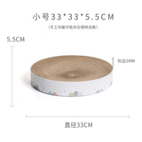 Cat Scratch Board Corrugated Paper Round Model Cat Scratcher Grinding Nails Interactive Protect Furniture Cat Toy Cat Supplies