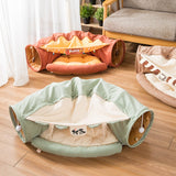 Cat Toy Foldable Cat Tunnel Cat Channel Roll Totoro Cat Cat Nest Cat Bed Pet Supplies Cat Bed Cat House Cat Mat