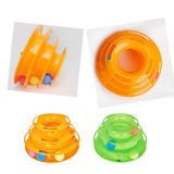 Cat Toy Tower Track Cat Turntable Cat Turntable Three-layer Pet Playtable cat toy  cat toys interactive cat tower