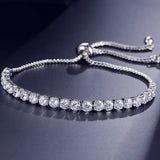 2021 New Fashion Luxury 925 Sterling Silver Tennis women's Bracelets Bangle For Women Christmas Gift Jewelry