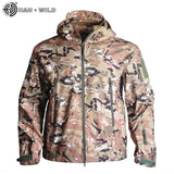 Hiking Army Jackets Men Military Airsoft Camping Tactical Jacket Winter Shark Skin SoftShell Waterproof Jacket Windbreaker