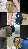 Outdoor Camping Waist Bag Men Military Tactical Backpack Pouch Belt Bags Soft Sport Running Travel Bags