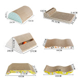 Corrugated Paper Cat Scratch Board Catnip Cat Scratching Pad Pet Cat Toys Pet Supplies