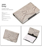 BISI GORO RFID Blocking Card Holder Fashion Men Women Credit Card Wallet Metal Card Case Aluminum Slim Carbon Card ID holder