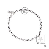 Flyleaf Pentagram Vintage Chain Real 925 Sterling Silver Anklet For Women Fine Jewelry Anklets On Foot Bracelet Enkelbandje