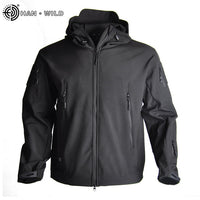 Hiking Army Jackets Men Military Airsoft Camping Tactical Jacket Winter Shark Skin SoftShell Waterproof Jacket Windbreaker