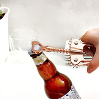 Rose Gold Wing Corkscrew Wine Beer Bottle Opener Utensils Kitchen Gadgets  Multifunction Stainless Steel Wine Accessories 1pc