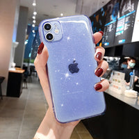 Luxury Candy Transparent Phone Case For iphone 11 12 mini Pro Max XS X XR 7 8 plus SE 2020 Soft Silicone Shockproof Cases Cover