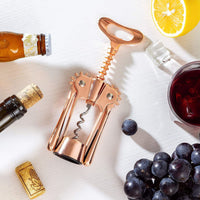 Rose Gold Wing Corkscrew Wine Beer Bottle Opener Utensils Kitchen Gadgets  Multifunction Stainless Steel Wine Accessories 1pc