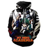 Anime My Hero Academia Hoodie Cosplay Costume Sweatshirts 3D Printed Pullover Men Women Fashion Casual Hoodies