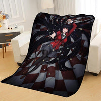 Custom Kakegurui anime Blankets for beds throw blanket soft blanket summer blanket anime blanket travel blanket