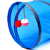 Cat Tunnel 2 Holes Pet Play Tubes Balls Collapsible Crinkle Kitten Toys Puppy Ferrets Rabbit Play Dog Tunnel Tubes