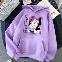 HISOKA MOROW Hoodie Japanese Anime Women's Hooded Sweatshirt Harajuku Full-time Hunter Anime Print Casual Oversize Women Hoodie