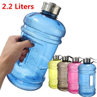 Portable 2.2L BPA Free Plastic Big Large Capacity Gym Sports Water Bottle Outdoor Picnic Bicycle Bike Camping Cycling Kettle