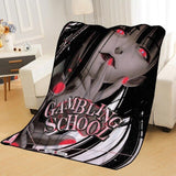 Custom Kakegurui anime Blankets for beds throw blanket soft blanket summer blanket anime blanket travel blanket