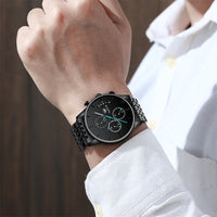 Watch for Men Black 42mm Luminous Wristwatch Luxury Casual Mens Branded Watches Fashion Clock Wrist Watches Relogio