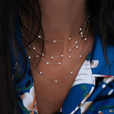 New Fashion Gold Crystal Stars Pendant Necklaces For Women Necklace 2020 Multilevel Female Boho Vintage Jewelry Wedding Gift