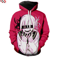 Anime Girl Sexy My Hero Academia Ahegao Manga Printed 3D Print Hoodies Casual Sweatshirt Anime Tracksuit Pullovers T31