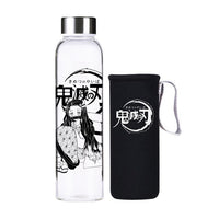 Anime Demon Slayer: Kimetsu no Yaiba Cosplay Glass Cup Cartoon Figure Stainless Steel Water Bottle Anime Around