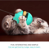 Smart Cat Toy Indoor Irregular Rotation Mode Funny Cat Toy Cat Ball Tease Toy Automatically Release Food Cat Supplies