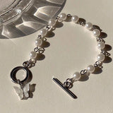 Simple Necklace, Personality, Niche Design, Double-layer Pearl Necklace